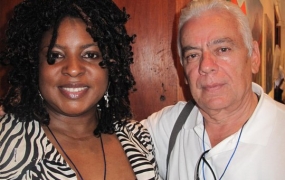 With Poet from Honduras